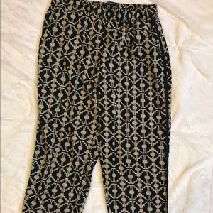 F21 tribal print pants